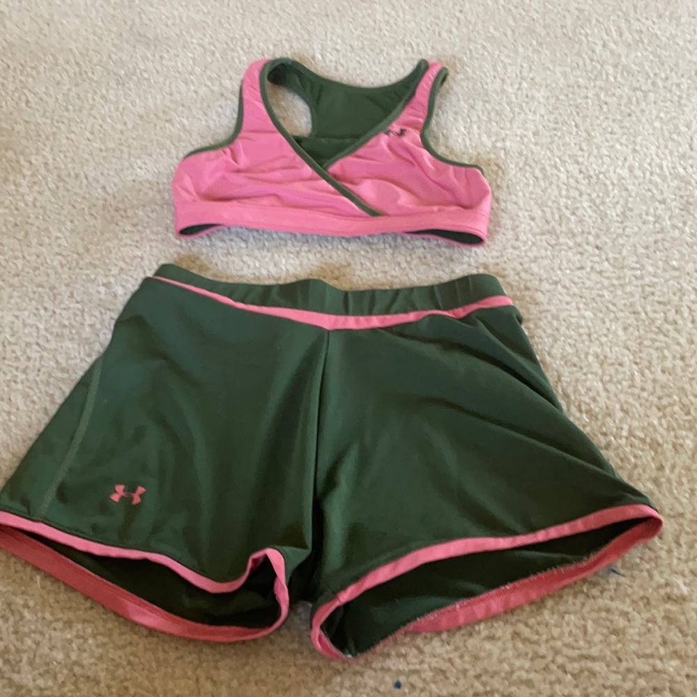 under armor workout set